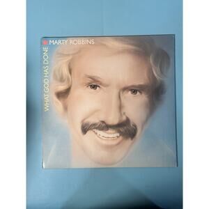 1986 Marty Robbins What God Has Done Gospel Christian Vinyl LP Record